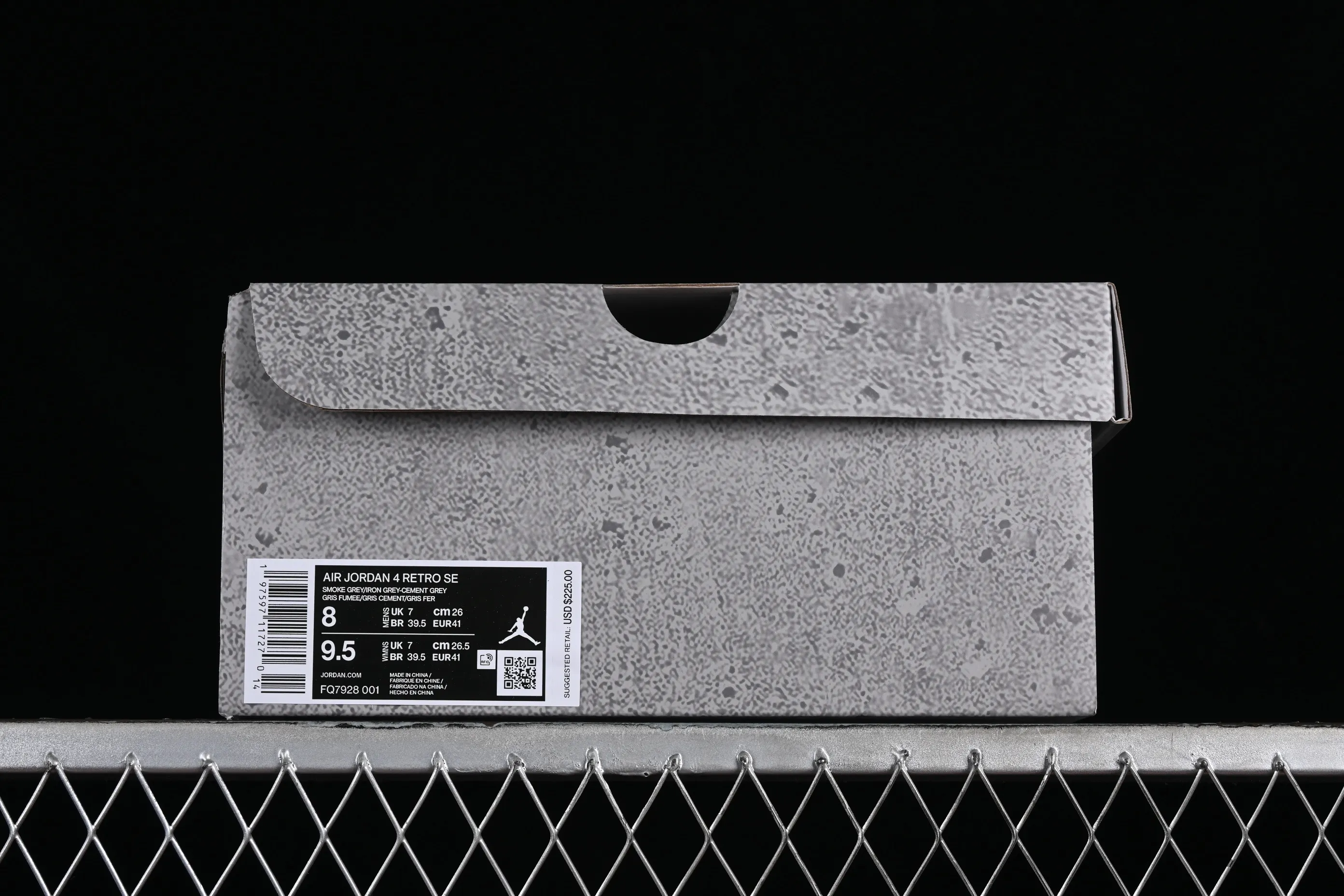 All categories Air Jordan Jordan series basketball shoes Air Jordan 4 Air Jordan 4 Retro SE "Paris Olympics" AJ4 Joe 4 smoke gray FQ7928-001
